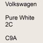 Preview: Volkswagen, Pure White 2C, C9A.